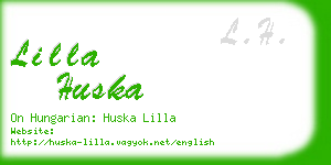 lilla huska business card